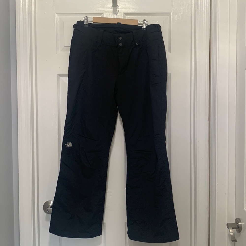 North Face Ski/Snowboard Waterproof Pants Black Womens Size Large